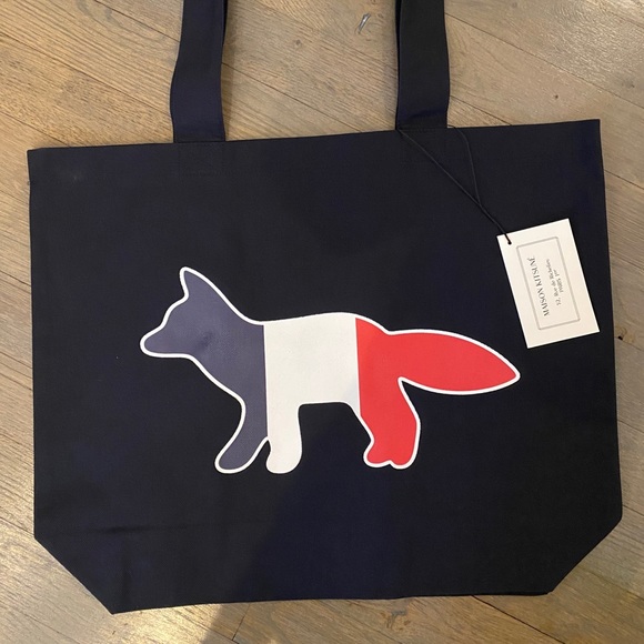 MAISON KITSUNE Handbags - Maison Kitsune Canvas Tote Bag